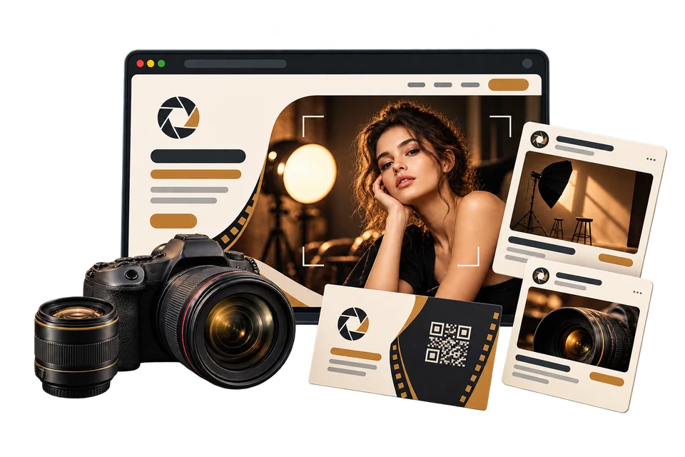 حزمة حضور رقمي لمصور